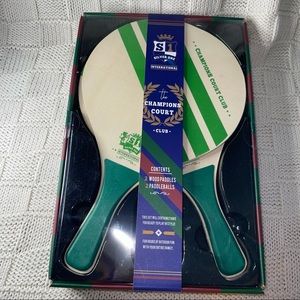 Champions Court Club Wooden Paddle